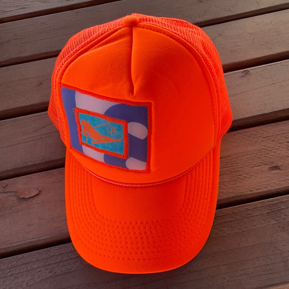 Julia Mancuso handmade autograph Big Truck hat cap